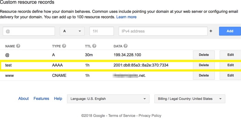 google domain name renew