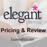 Elegant theme pricing
